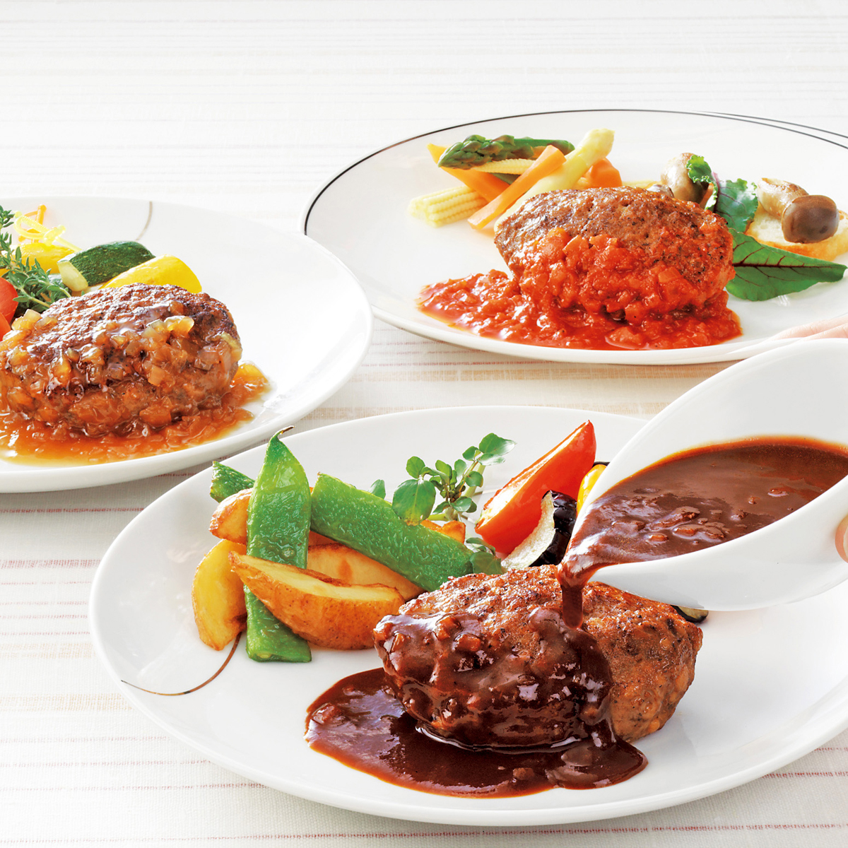 米久 トリオTHEハンバーグ